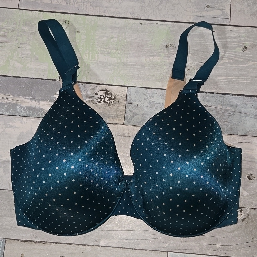 Soma Blue Vanishing Back Full Coverage Bra size 34DD